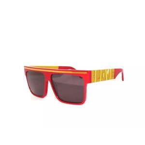 Corey Shapiro Love Hate Red Gold Purple  Sunglasses